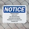 Signmission Private Road Keep Out No Trespassing Hunting OSHA Notice Sign, Plastic, 10in W x 7in L, 2PK OS-2PACK-NS-P-710-L-17870 - alternate 2